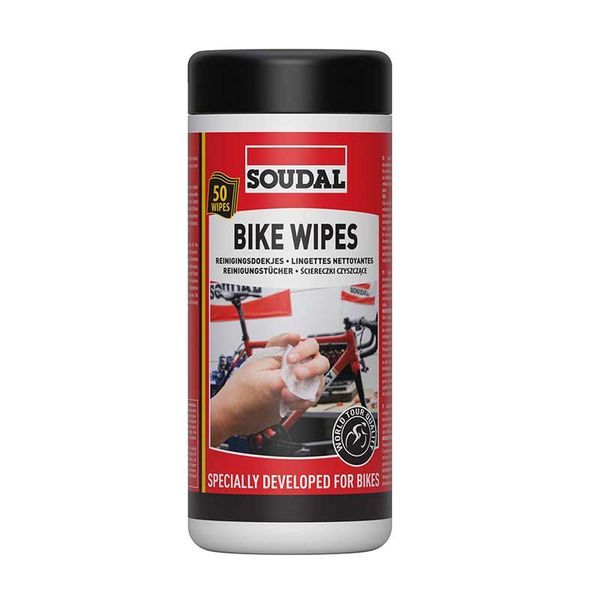 SOUDAL Cycle Cleaning Bike Wipes - 50 Piece
