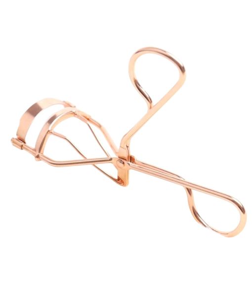 Glam Rose Gold Eyelash Curler - No Pinching, Lasting Shape, Travel-Friendly