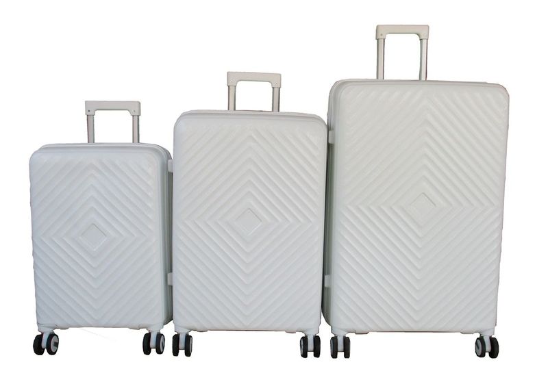Unbreakable 3-Piece Luggage Set - Spinner Wheels,TSA Locks, PP Material.