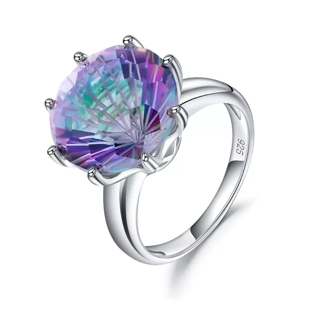 Solitaire Rainbow Mystic Quartz Ring | Buy Online in South Africa ...