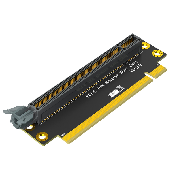 PCI-E 16X 3.0 90 Degree Reverse Male to Female Riser Card