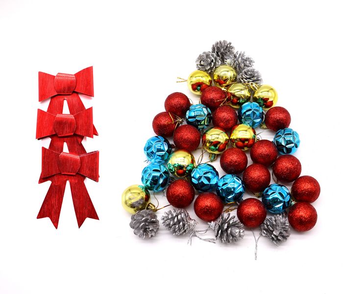 Luxury Christmas Ball Ornaments / Tree Hanging Decorations - 43PCS