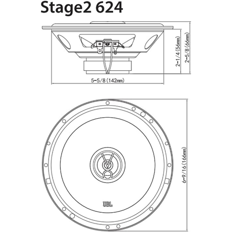 JBL Stage2 624 6-1/2