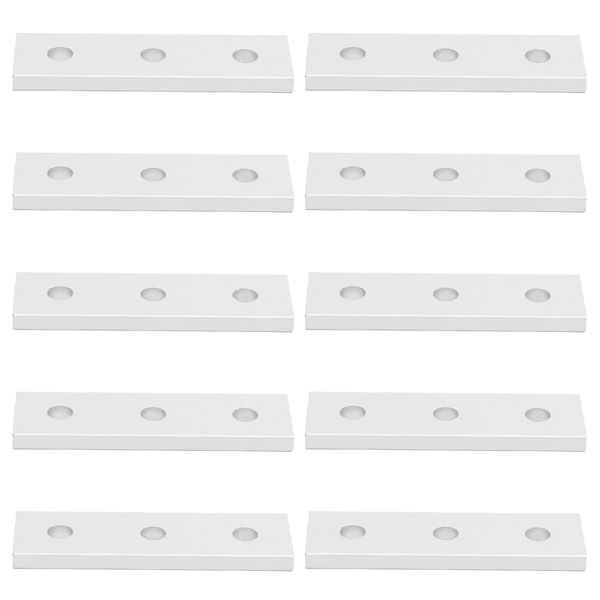 Aluminum Flat Joining Plate compatible with 2020 Series 3 Hole