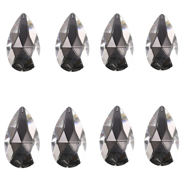 Decor Crystal Teardrop Chandelier Prism Hanging Pendants Set Of 8 - 5cm