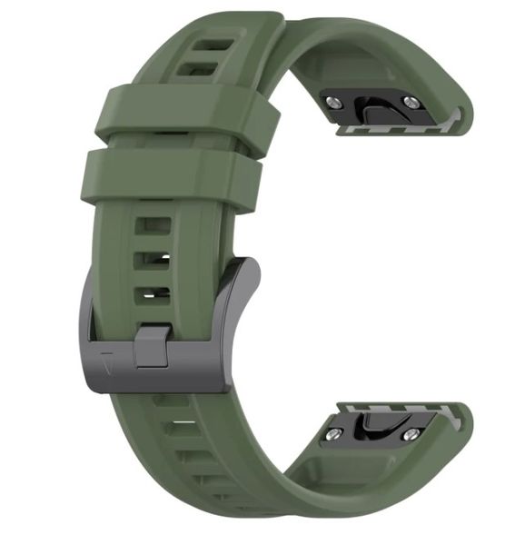 Garmin Fenix 6S/Fenix 5S/Fenix 7S Replacement Silicone Strap - White (20mm)