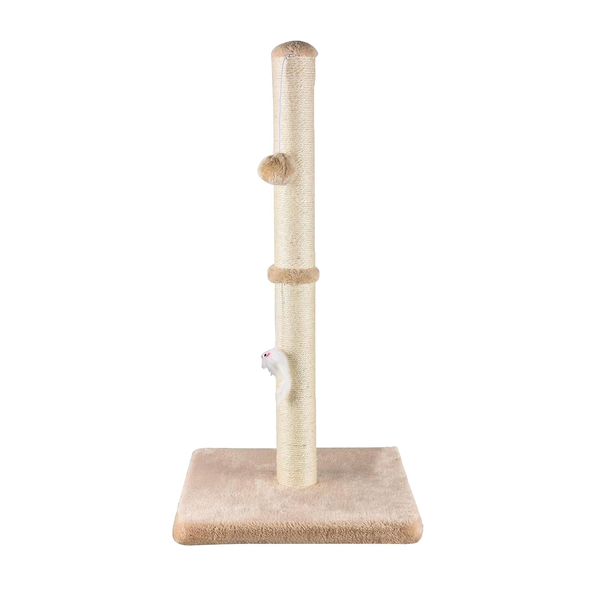 Cat Scratching Post with 2 Hanging Toy Premium Sisal Material