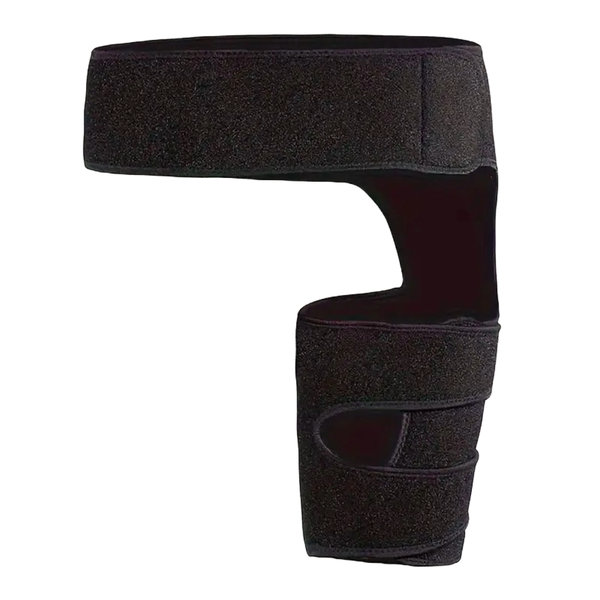 Thigh Compression Brace Sciatica Hip and Groin Pain Relief Black