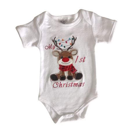 My 1st christmas hot sale baby boy outfit