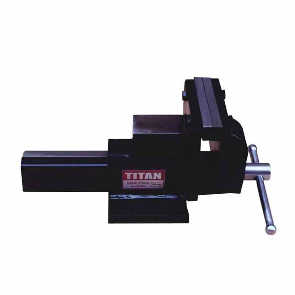 Titan Bench Vice 150mm All Steel14Kg Carton Box