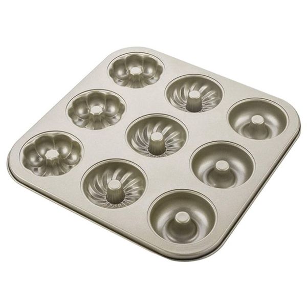 Doughnut Mould Non Stick Coating 9 Holes