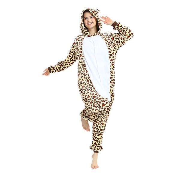 Iconix Leopard Onesie for Adults