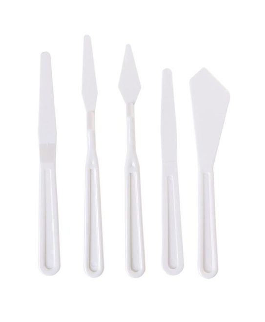 Plastic Palette Knives Set of 5