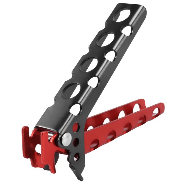 Pot Gripper Outdoor Handle Holder Clip Camping Cookware Black Red