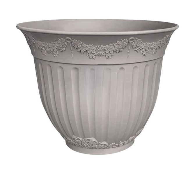 Italian Pot Planter Grey 350 mm