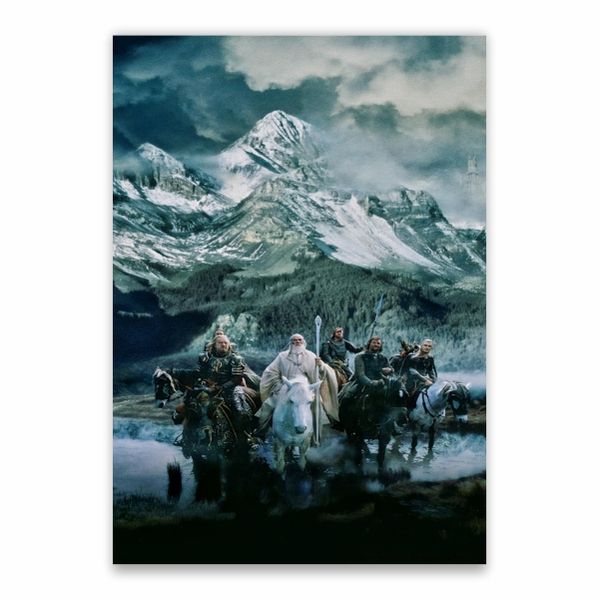 Gandalf The White And Company Poster - A1