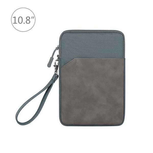BasicX Water-Resistant Nylon Tablet Sleeve for 9.7"-11" iPads, Front Pocket