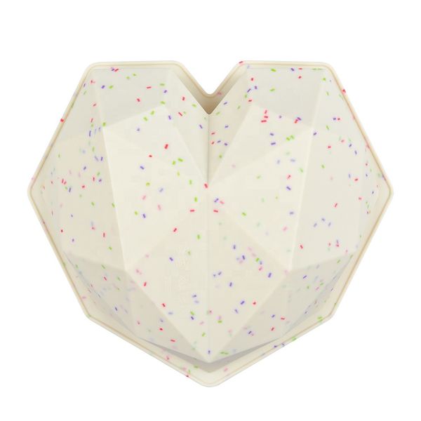 Geometric Heart Shaped Silicone Mould - Chocolate Smash Limited Edition