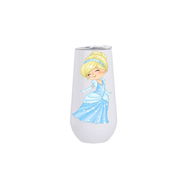 Blue Princess Kids Tumbler