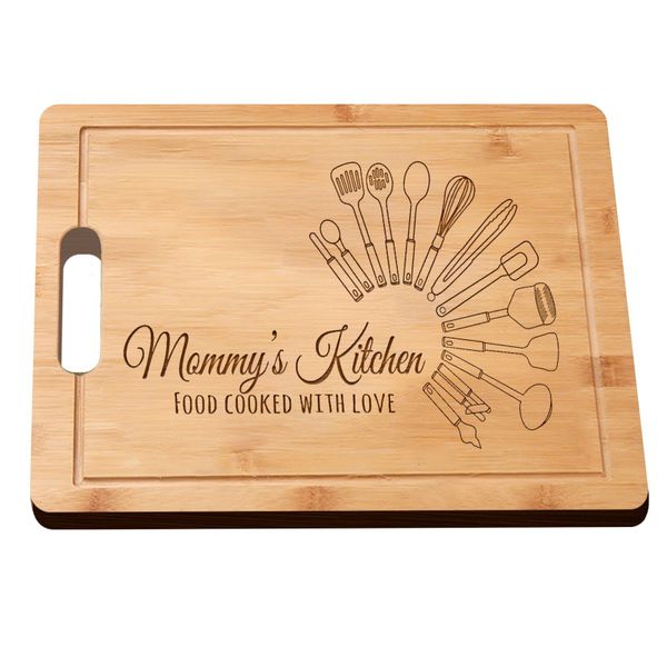Bamboo Cutting Board for Mom