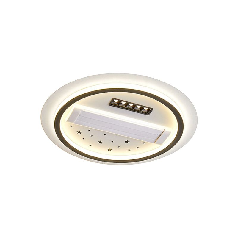 144W Smart Bladeless Ceiling Fan Light -Ø55cm LED Light with Remote Control