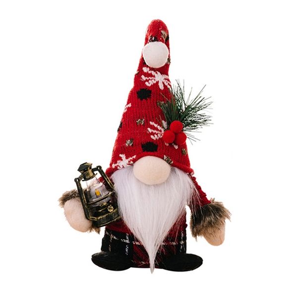 Mr or Mrs Gnome Christmas Decoration Plush Figurine Ornament