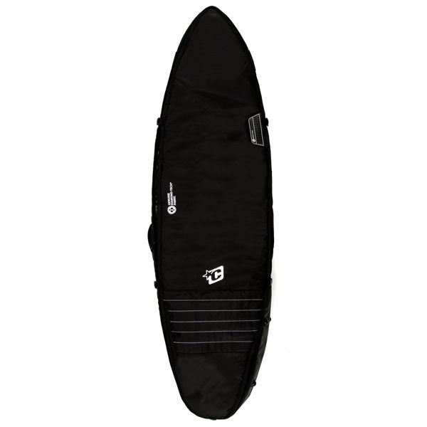 Creatures 6'3" Shortboard Triple Surfboard Cover Bag - Black White