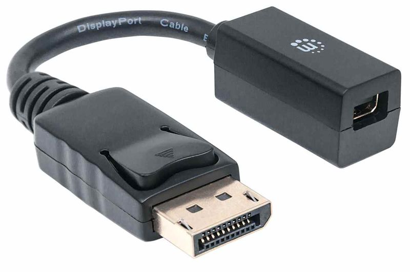 Manhattan DisplayPort to Mini DisplayPort Adapter-Male to Female-15cm
