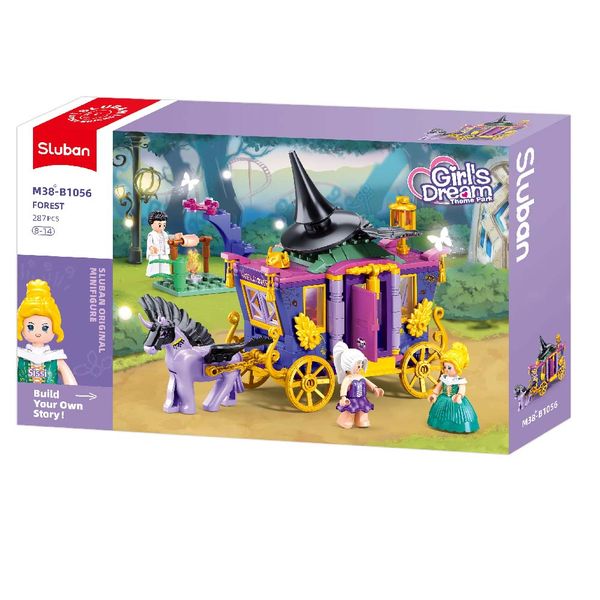 Sluban Building Set: Girls Dream - Magical Carriage - 287 Pieces