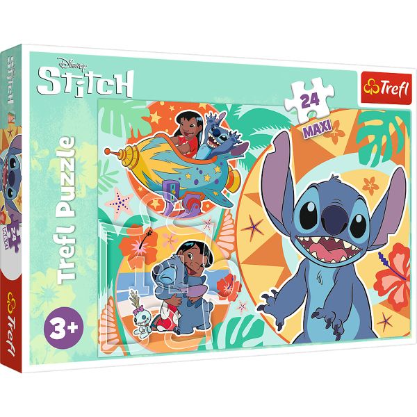Puzzles - "24 Maxi" - Happy day of Lilo&amp;Stitch, Disney Lilo &amp; Stitch