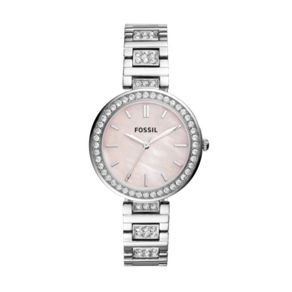 Fossil Karli Three-Hand Stainless Steel Watch-BQ3182 | Buy Online in ...