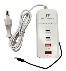 Dat 2 USB+ 2 PD Desktop Charger Adapter Power Socket | Shop Today. Get ...