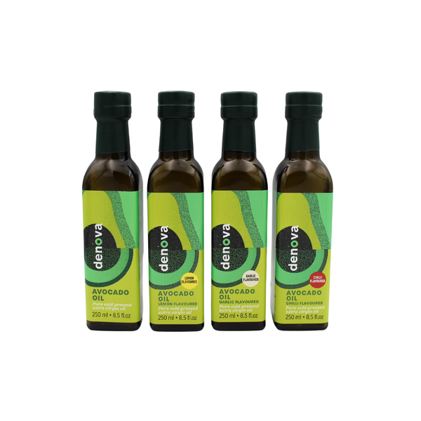 Denova Avocado Oil Foursome Gift Pack 250ml's - Mixed Flavours