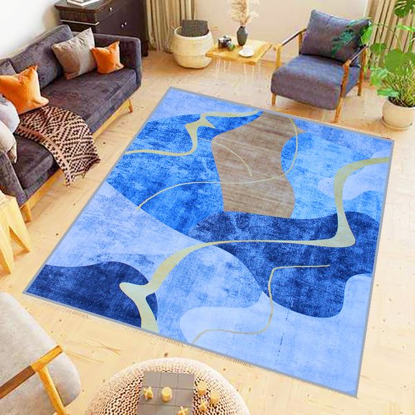 200cm x 150cm - Modern Printed 3D Geometric Design Area 119 Rug