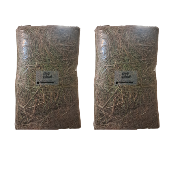 Hay Block Bedding Double Pack - Compressed Block