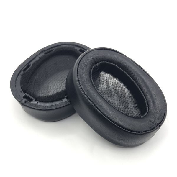 1 pair black Replacement EarPads for Sony MDR-100ABN WH-H900N Headphones