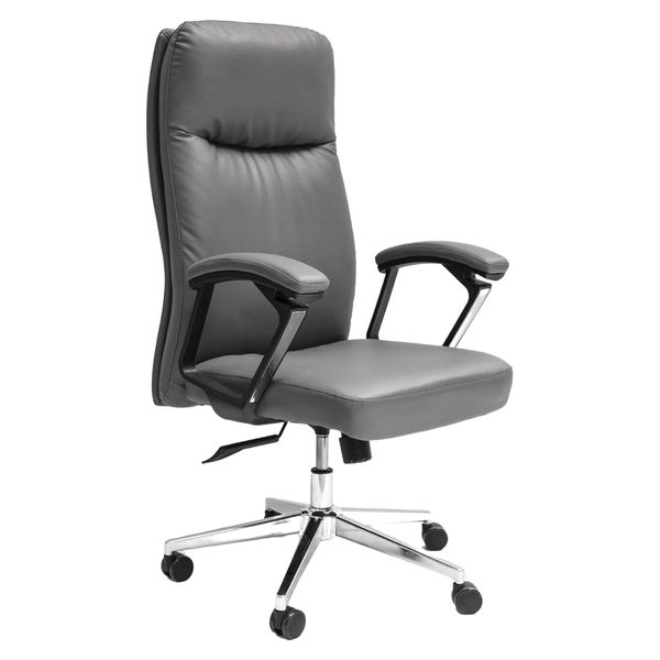 Executive Swivel Office Foam Cushion Chair With Armrest