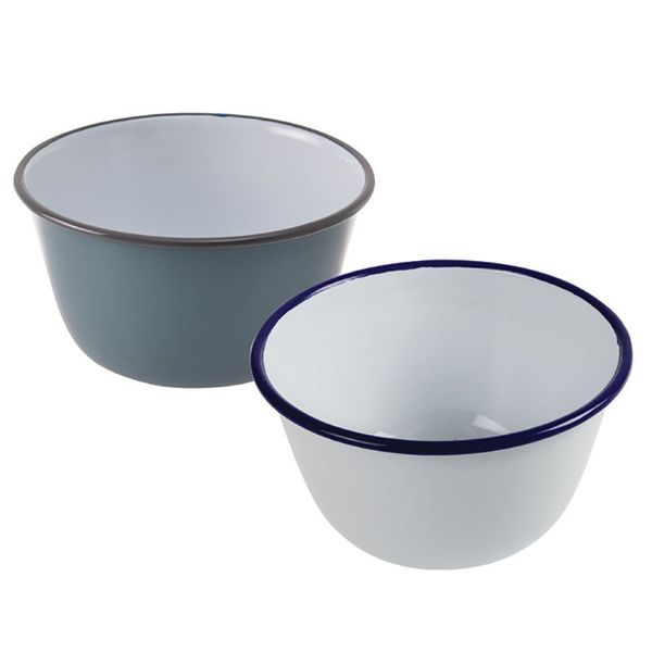 Pudding Basin 18cm Enamel (2 Pack)