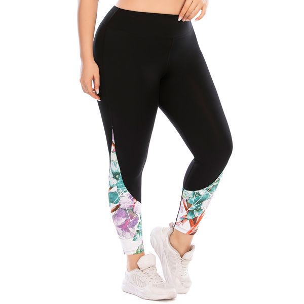 Iconix Plus Size Ladies Black Interlude Leggings