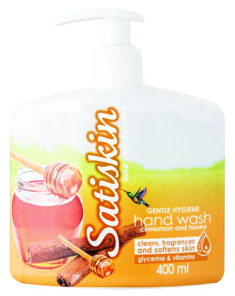 Satiskin Hand Wash - Cinnamon &amp; Honey Crème