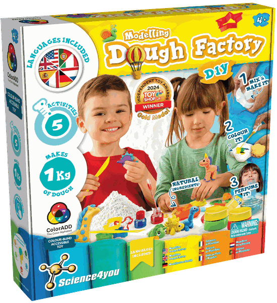 Science4you - Modelling Dough Factory - Educational Arts &amp; Crafts Toy