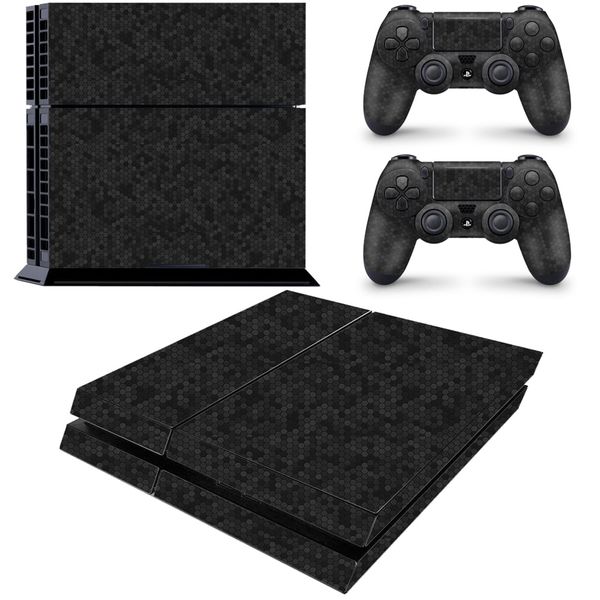 Decal Skin Compatible with PS4 - HoneyComb Gold (Textured) (Decal Only)