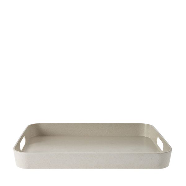 George &amp; Mason - Harlowe Bamboo Fibre Tray Big Cream