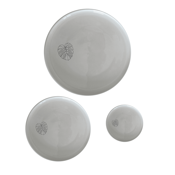 Monstera Leaf Dinnerware Set of 12 - Range 3