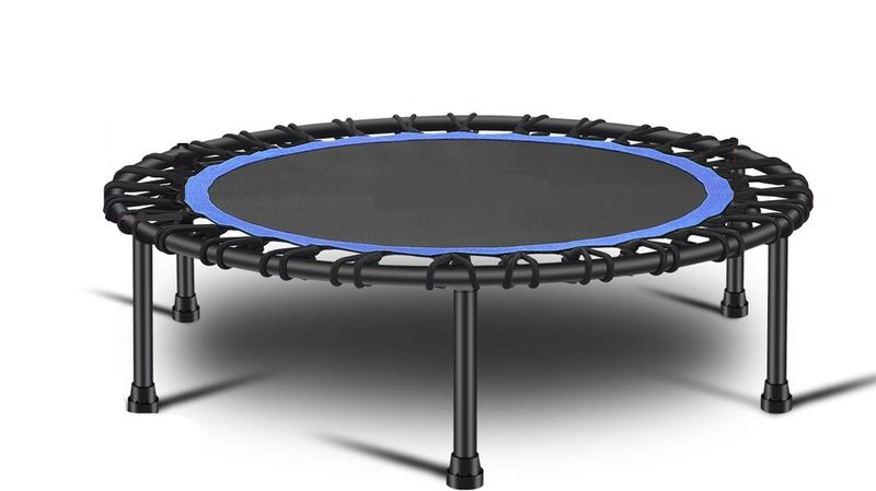 Fitness Trampoline - 40" Indoor Rebounder with Adjustable Handle