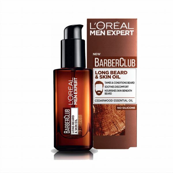 LOreal Men Expert Barber Club Long Beard &amp; Skin Oil - 30ml
