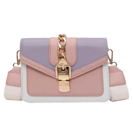 Pastel pink designer online bag