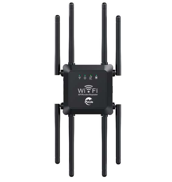 IPSTYLE WiFi Extender Repeater 8 Antennas 2.4G/5G Amplifier Router Network