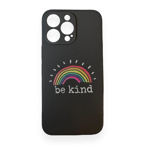 AMA Be Kind Rainbow Silicon Protective Case For iPhone 14 Pro Max