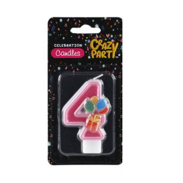 Happy Birthday Candles - No 4